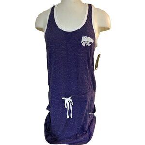 KSU Kansas State University Wildcats Colosseum Purple Dress Swim cover Womens M